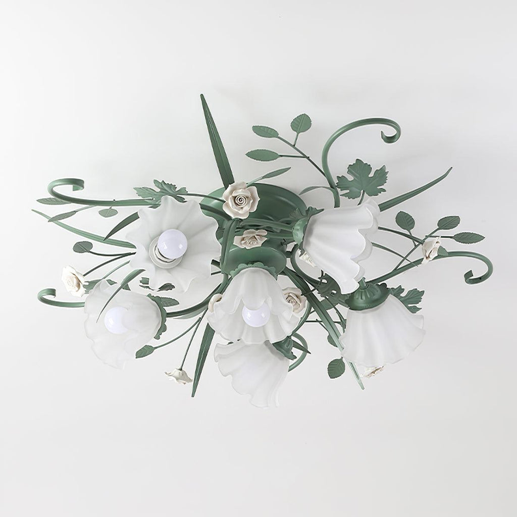 LED Quercia Ceiling Lamp - Modern Adjustable Fixture for Living Room & Dining Room Lighting