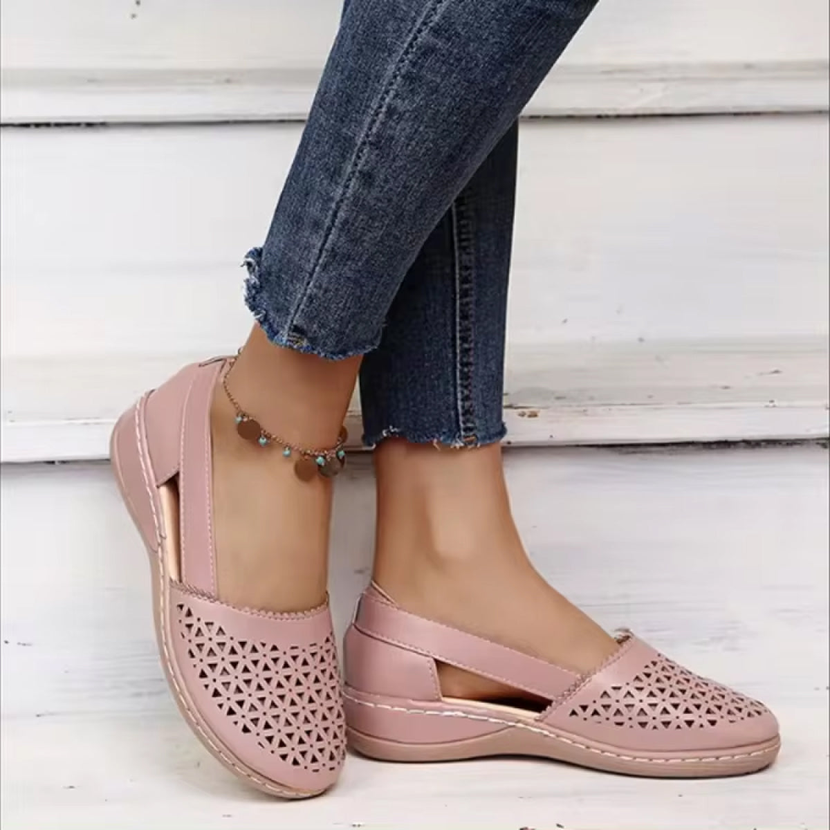 Women’s Orthopedic Sandals - Breathable & Comfortable Flat Shoes - Arch Support Lightweight Design Perfect for All-Day Wear