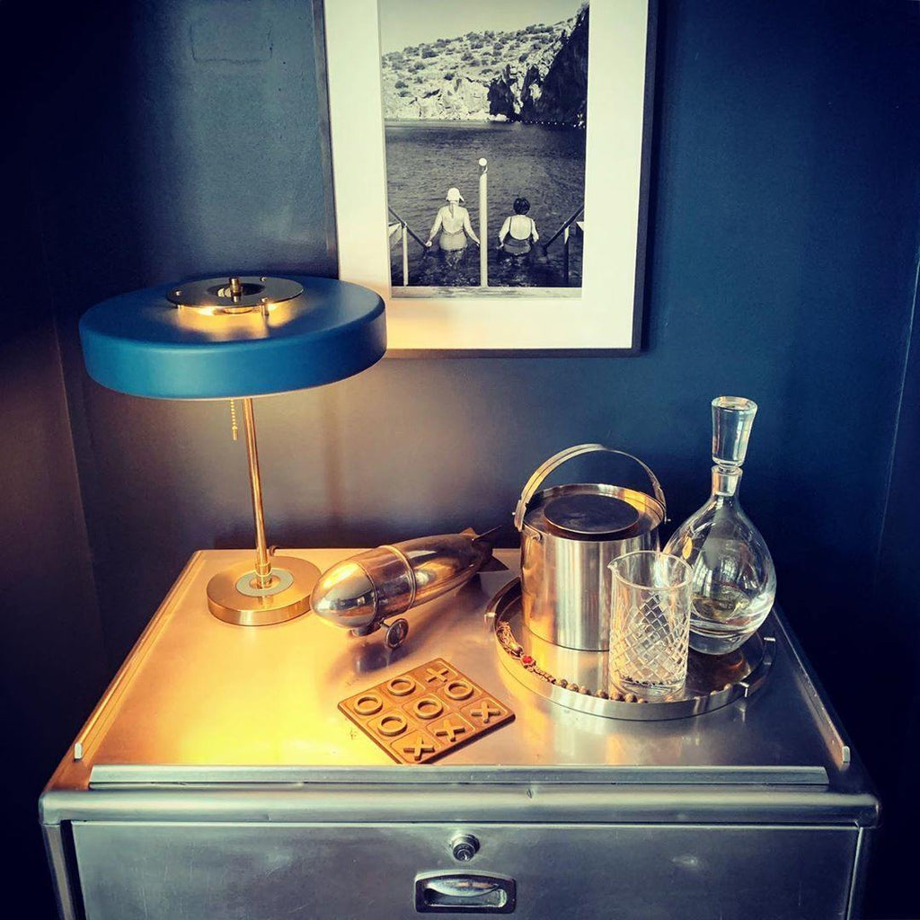 LED Table Lamp with Adjustable Brightness and Modern Design for Home Office & Bedroom Use