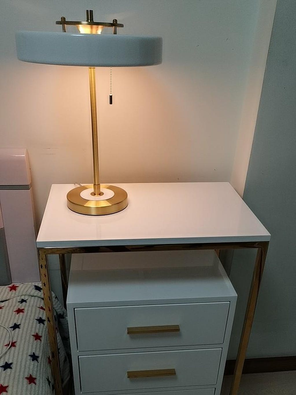 LED Table Lamp with Adjustable Brightness and Modern Design for Home Office & Bedroom Use