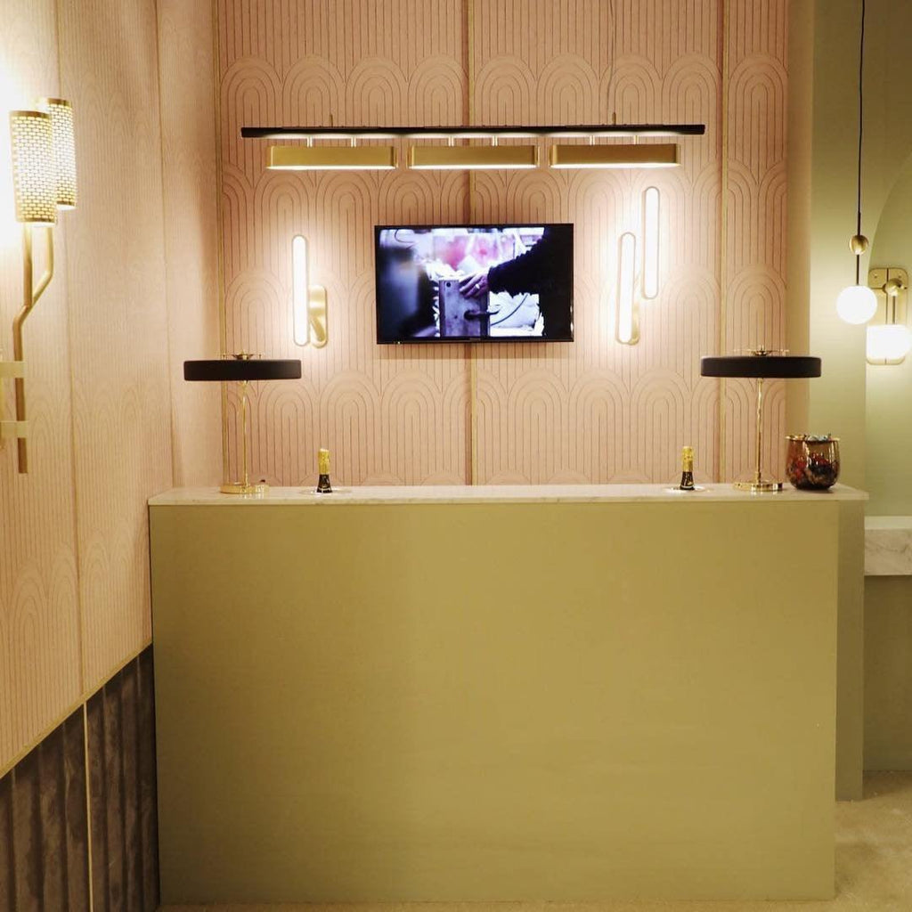 LED Table Lamp with Adjustable Brightness and Modern Design for Home Office & Bedroom Use