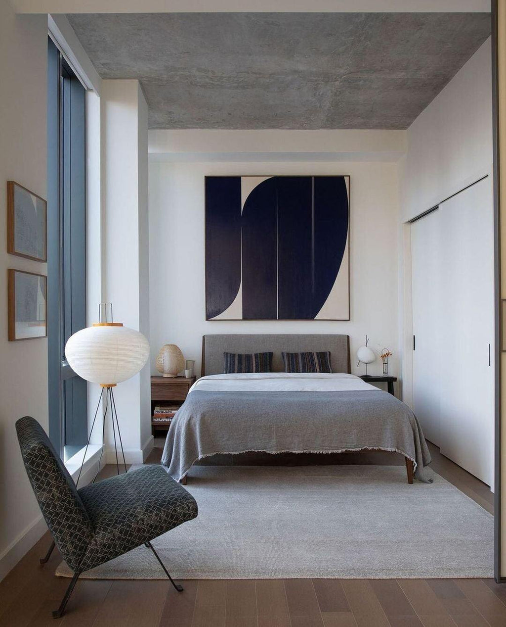 Rice Paper Floor Lamp | Mulberry Paper Shade, Metal Base & Ideal for Indoor Lighting