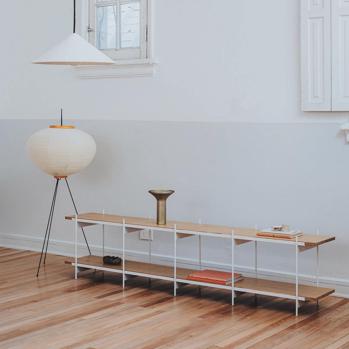 Rice Paper Floor Lamp with Wooden Base - Soft Ambient Lighting for Living Room & Bedroom Decor