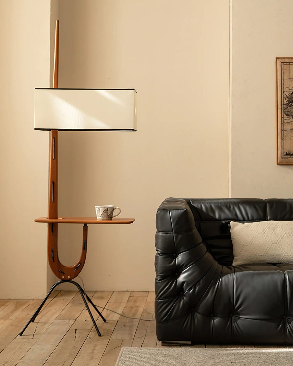 LED Giraffe Floor Lamp with Adjustable Height for Living Room & Kids' Room Lighting