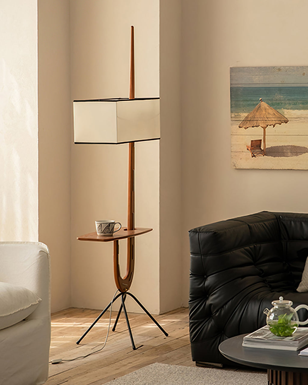 LED Giraffe Floor Lamp with Adjustable Height for Living Room & Kids' Room Lighting