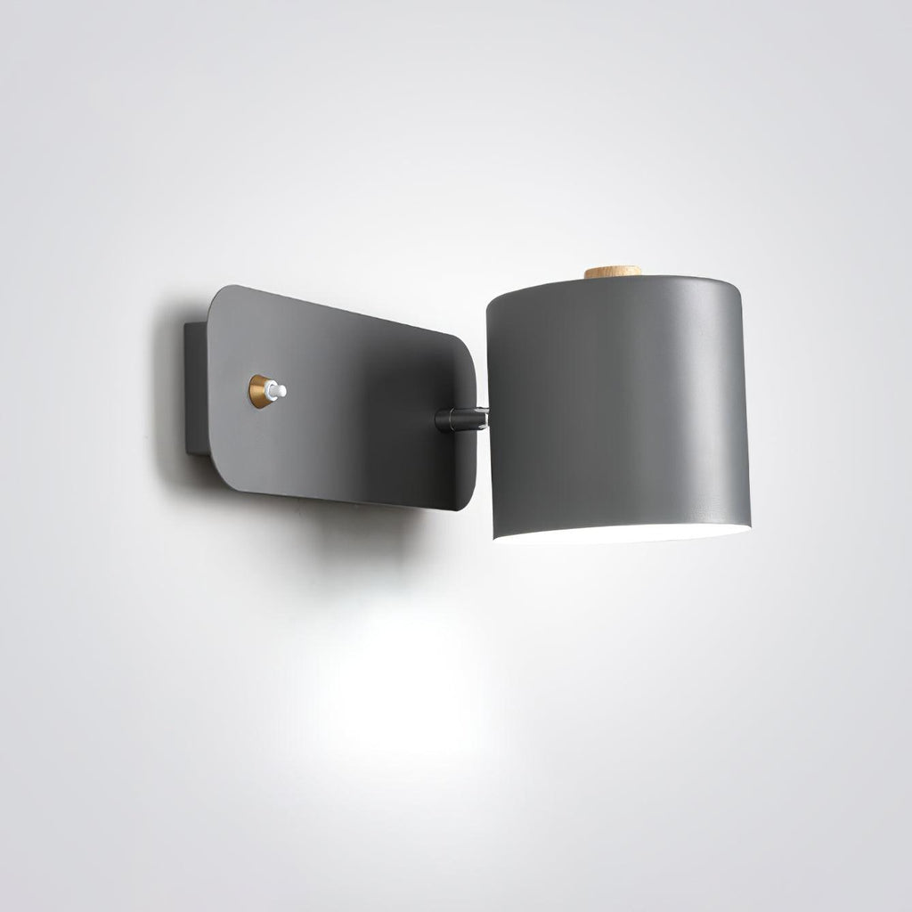 Rotatable Cylinder Wall Lamp | 350-Degree Adjustable, Minimalist Design for Modern Indoor Spaces