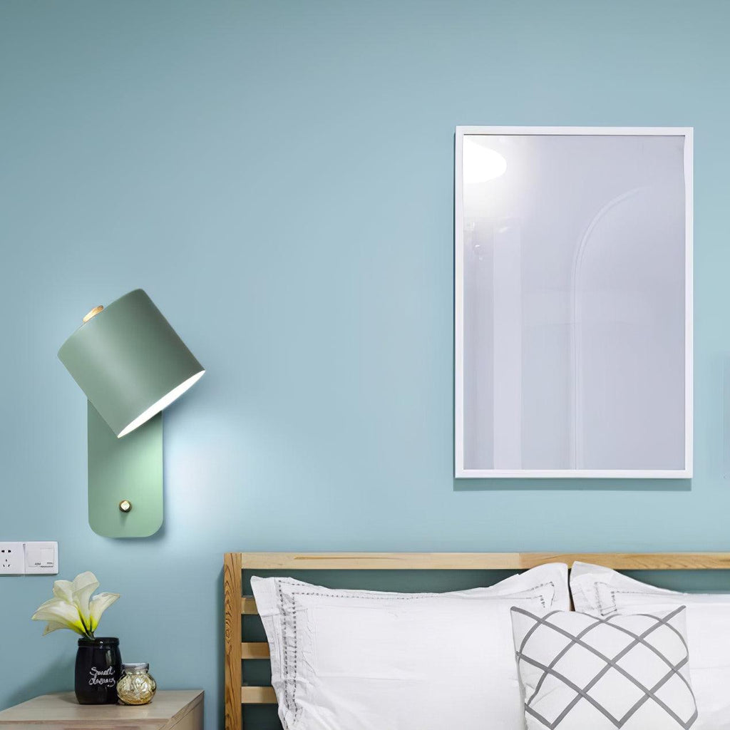 Rotatable Cylinder Wall Lamp | 350-Degree Adjustable, Minimalist Design for Modern Indoor Spaces