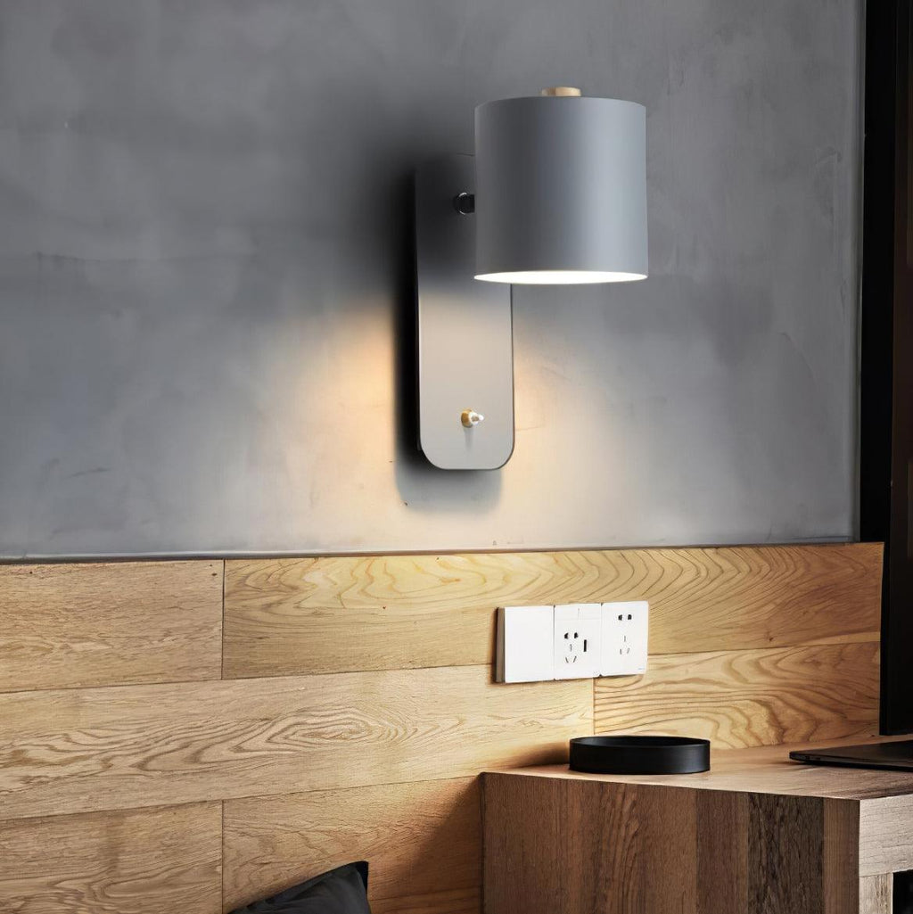 Rotatable Cylinder Wall Lamp | 350-Degree Adjustable, Minimalist Design for Modern Indoor Spaces