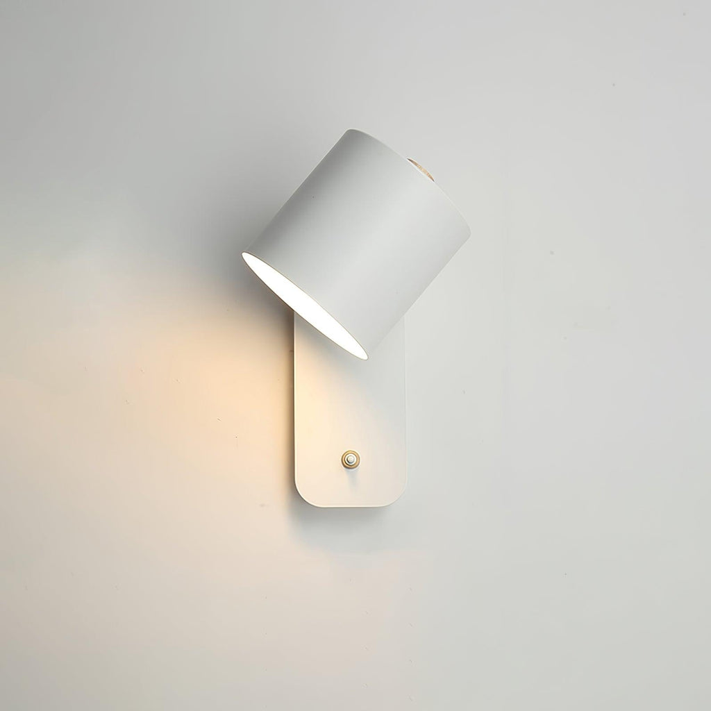 Rotatable Cylinder Wall Lamp | 350-Degree Adjustable, Minimalist Design for Modern Indoor Spaces