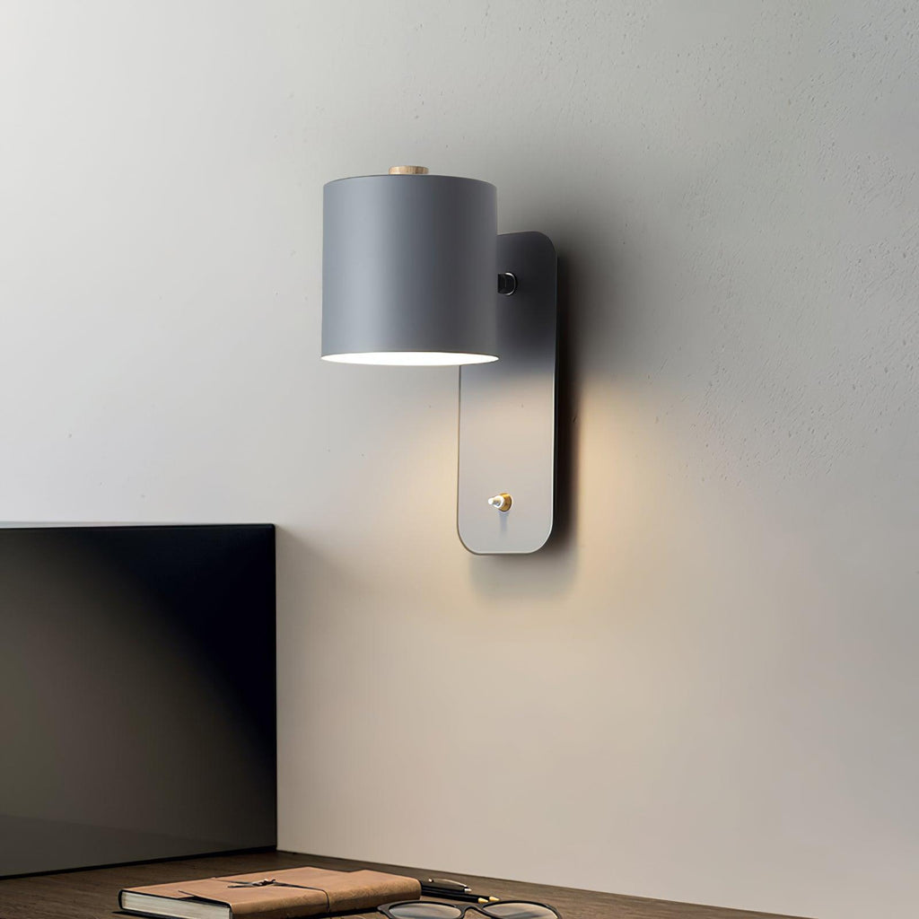 Rotatable Cylinder Wall Lamp | 350-Degree Adjustable, Minimalist Design for Modern Indoor Spaces
