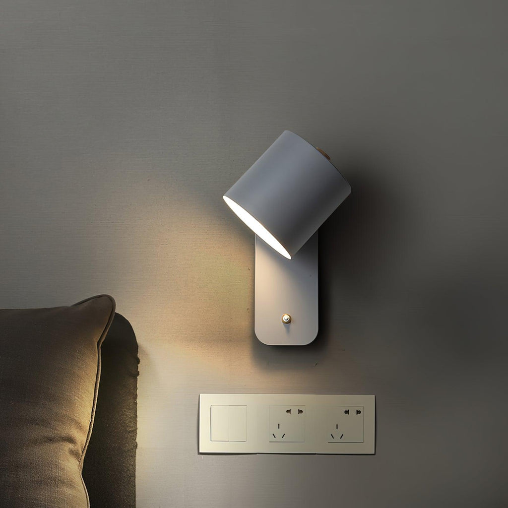 Rotatable Cylinder Wall Lamp | 350-Degree Adjustable, Minimalist Design for Modern Indoor Spaces