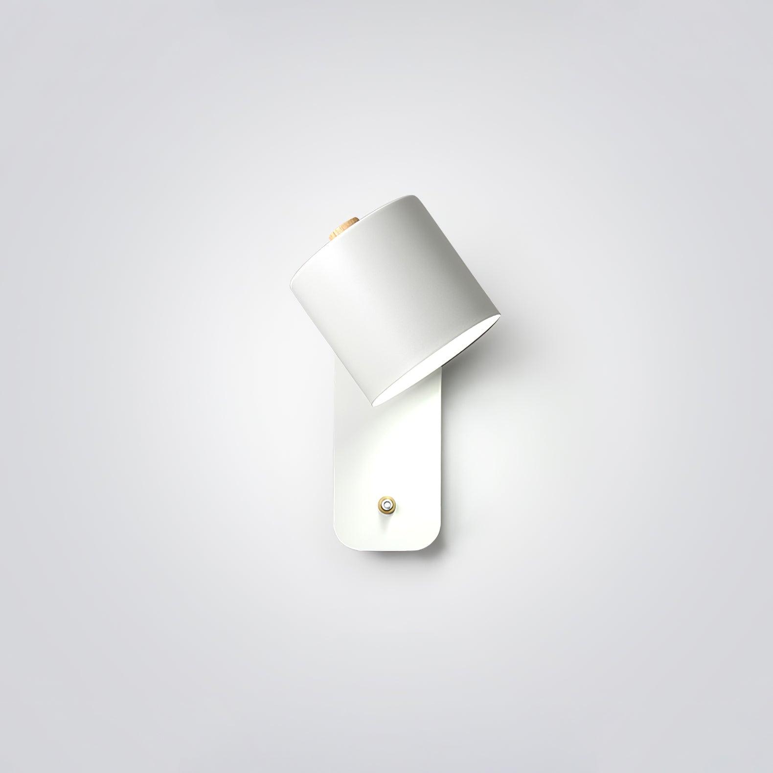 Rotatable Cylinder Wall Lamp with Adjustable Brightness for Living Room & Bedroom Lighting
