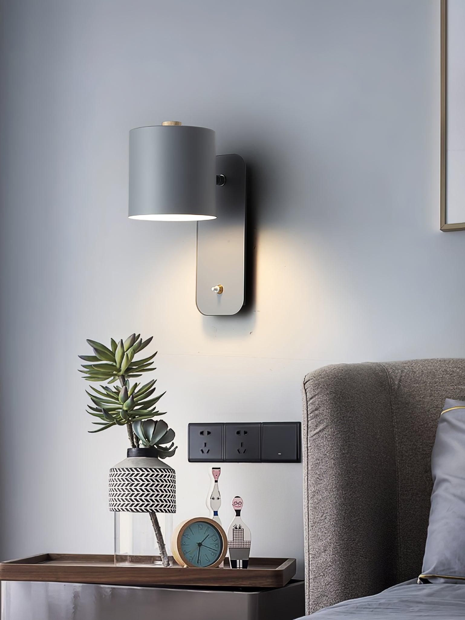 Rotatable Cylinder Wall Lamp | 350-Degree Adjustable, Minimalist Design for Modern Indoor Spaces