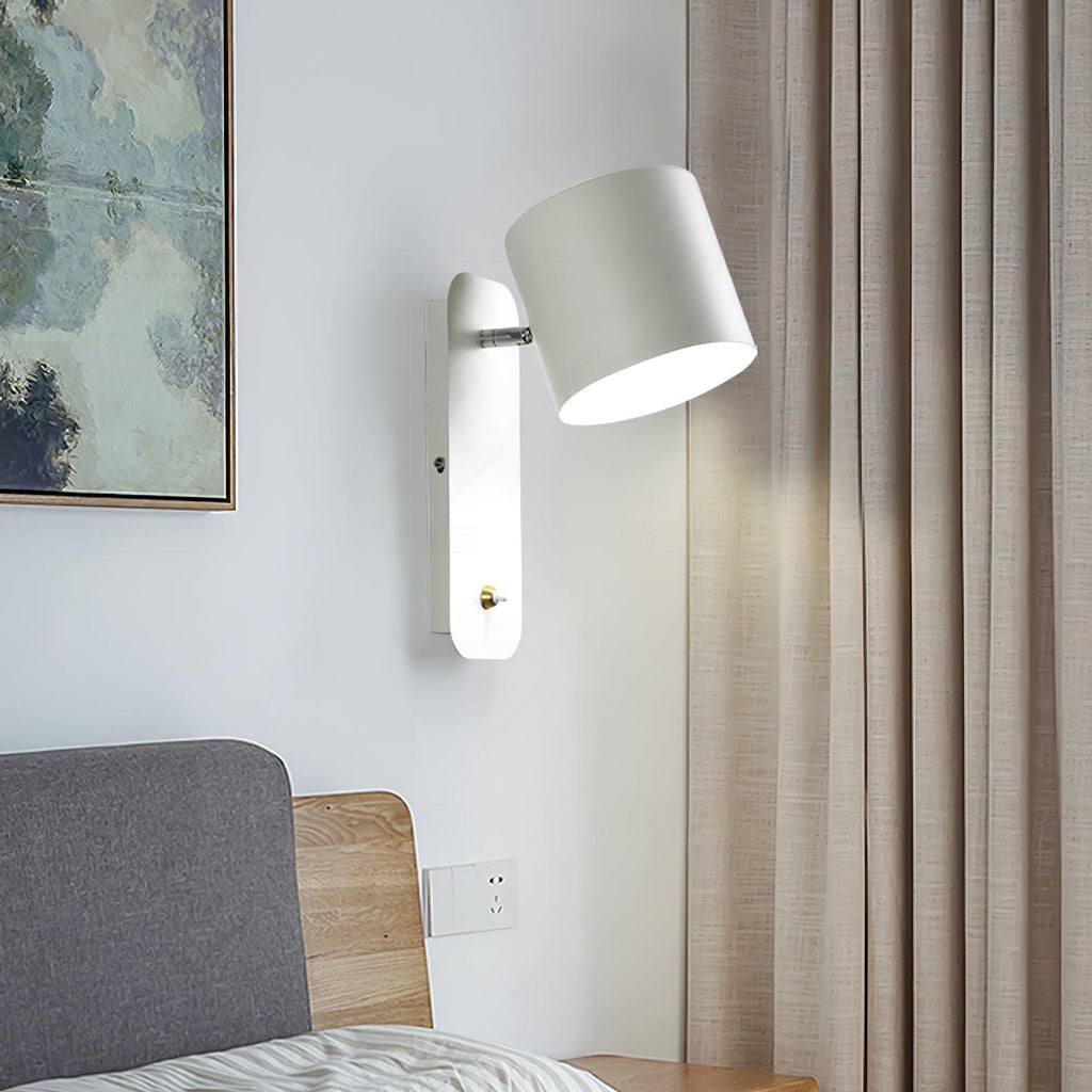 Rotatable Cylinder Wall Lamp | 350-Degree Adjustable, Minimalist Design for Modern Indoor Spaces