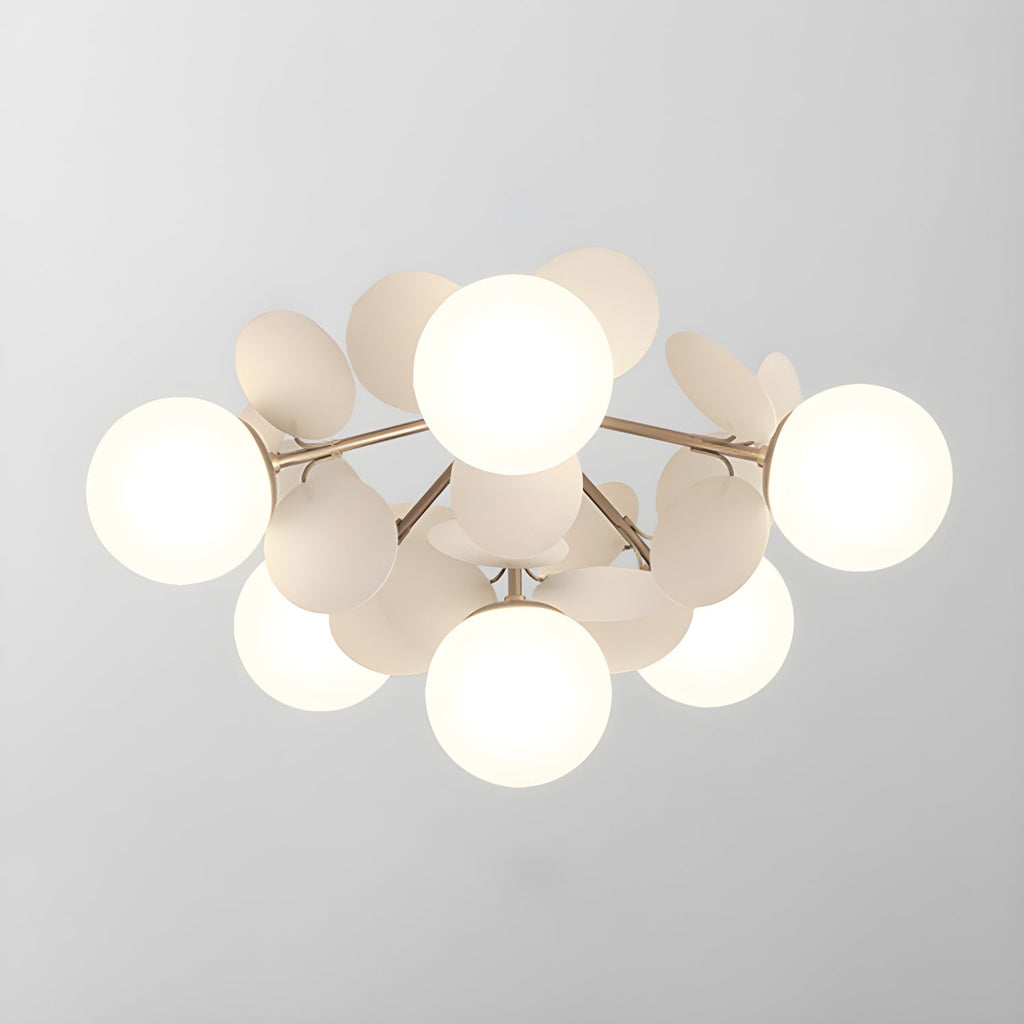 Round Macaron Ceiling Lamp | Colorful Metal & Glass Design for Children's Rooms, Offices & Indoor Spaces