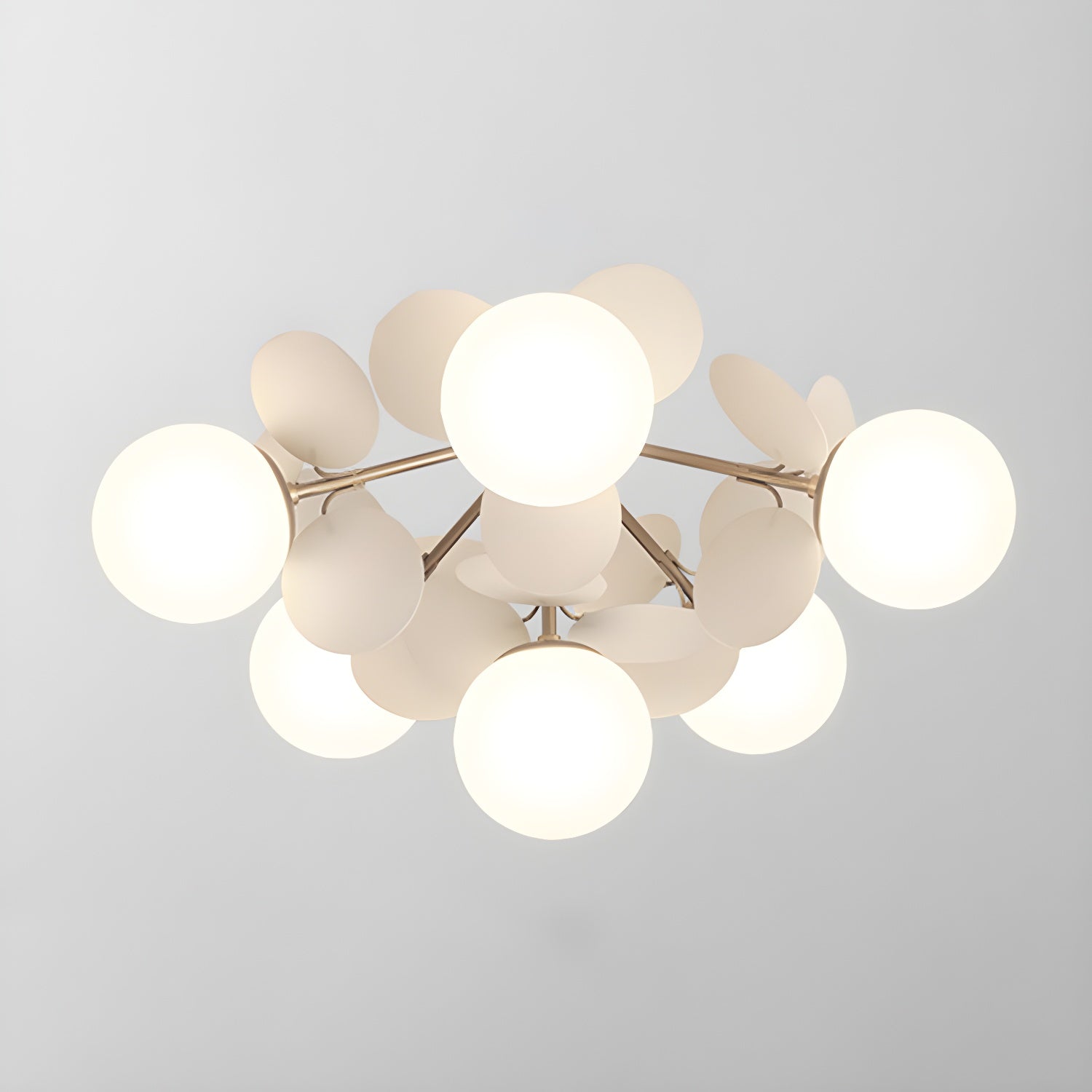 Round Macaron Ceiling Lamp | Colorful Metal & Glass Design for Children's Rooms, Offices & Indoor Spaces