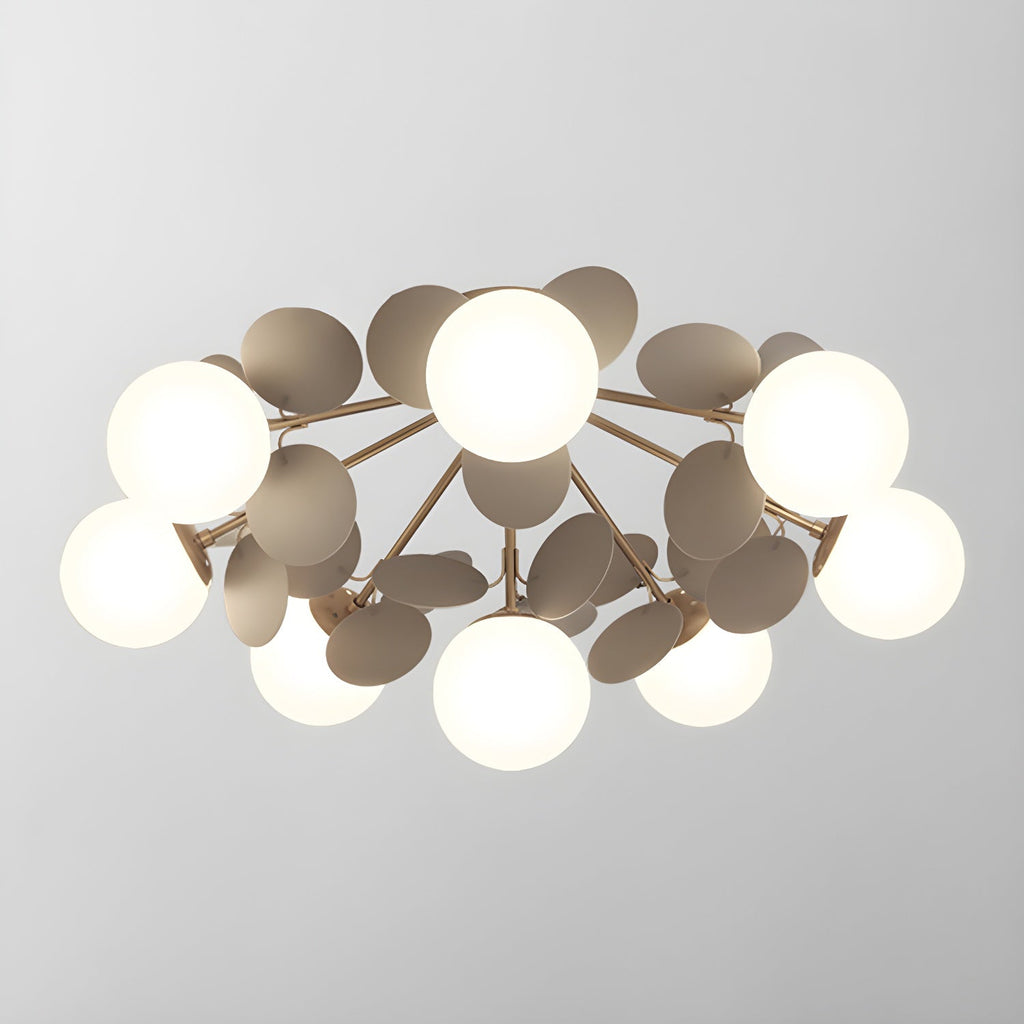 Round Macaron Ceiling Lamp | Colorful Metal & Glass Design for Children's Rooms, Offices & Indoor Spaces