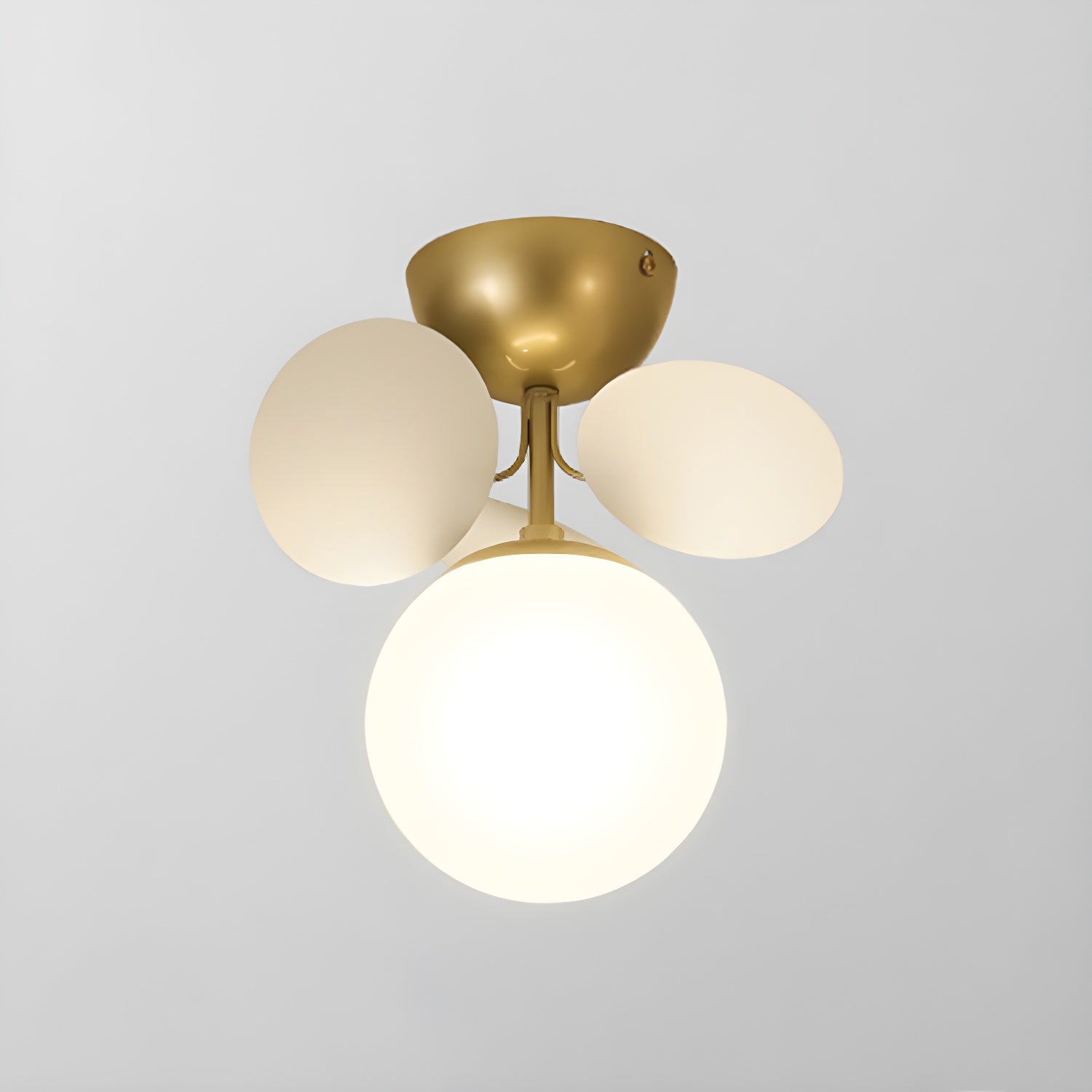 Round Macaron Ceiling Lamp | Colorful Metal & Glass Design for Children's Rooms, Offices & Indoor Spaces