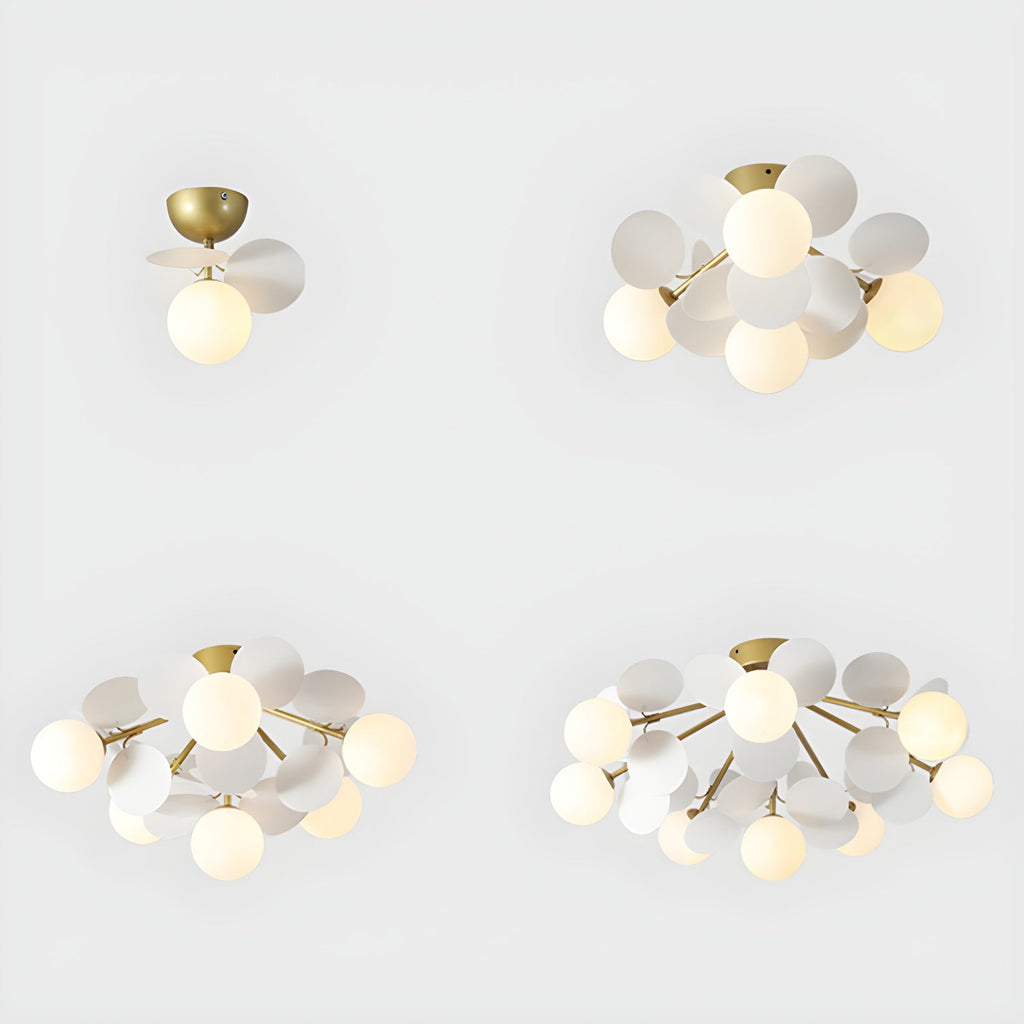 Round Macaron Ceiling Lamp | Colorful Metal & Glass Design for Children's Rooms, Offices & Indoor Spaces