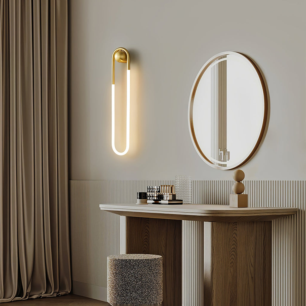 LED Wall Lamp - Rudi Loop Design - Modern Lighting Fixture for Living Room & Bedroom