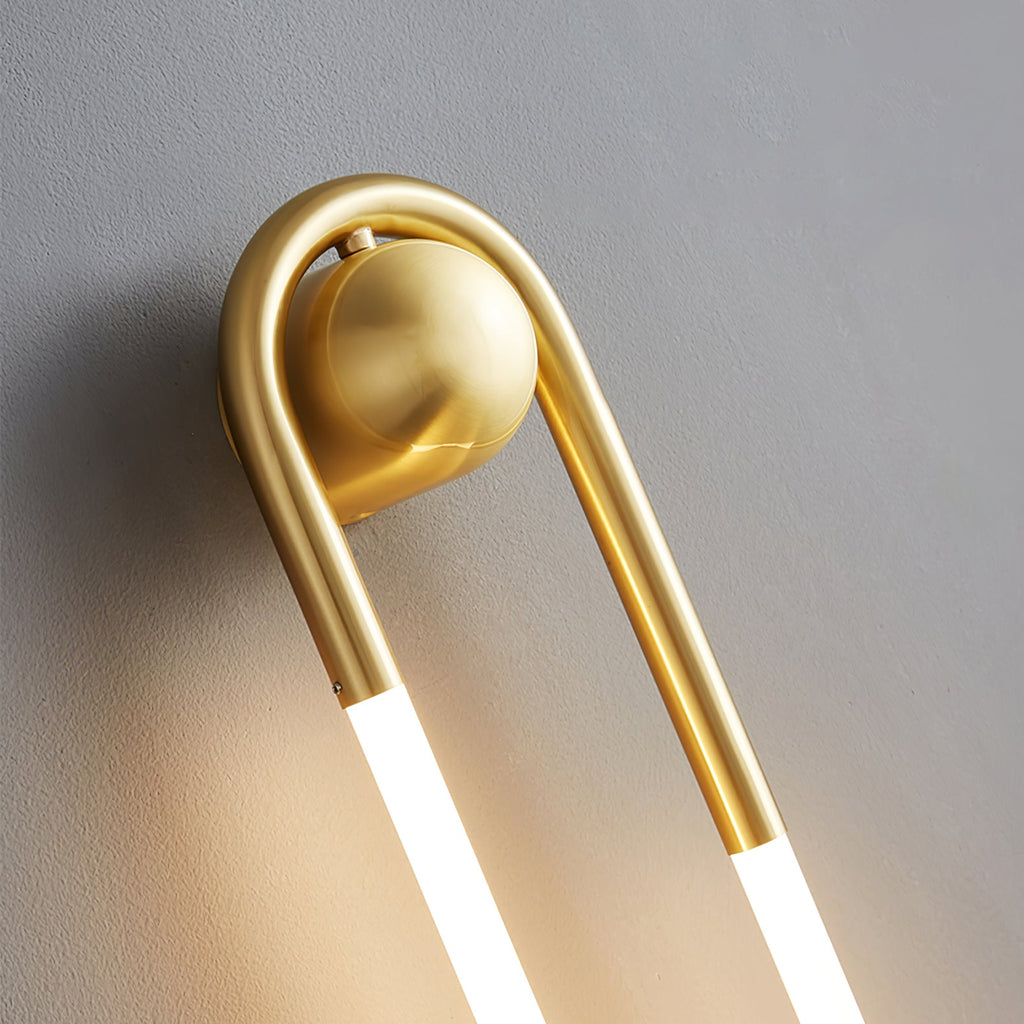 LED Wall Lamp - Rudi Loop Design - Modern Lighting Fixture for Living Room & Bedroom