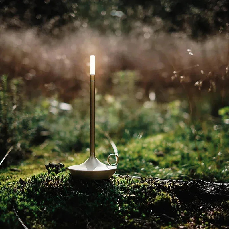 Portable LED Candle Lantern for Outdoor Camping, Emergency Lighting, and Home Decor