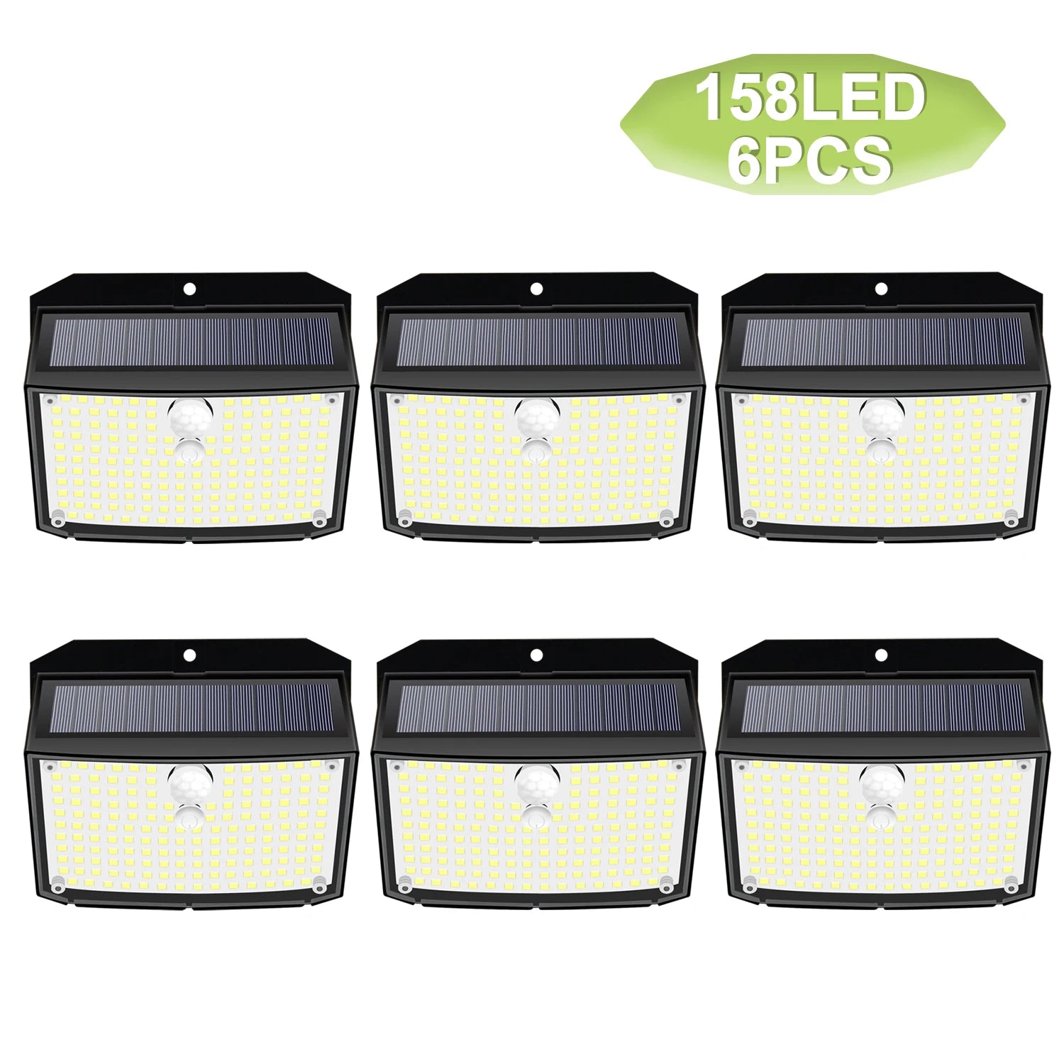 LED Solar Wall Lights - Outdoor Motion Sensor Security Light with 3 Modes, Waterproof Garden & Garage Wall Lamp for Courtyards