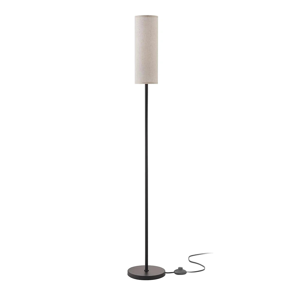 Modern Floor Lamp with Lampshade and Foot Switch - Adjustable Standing Light for Living Room, Bedroom, Kids Room, and Office Use