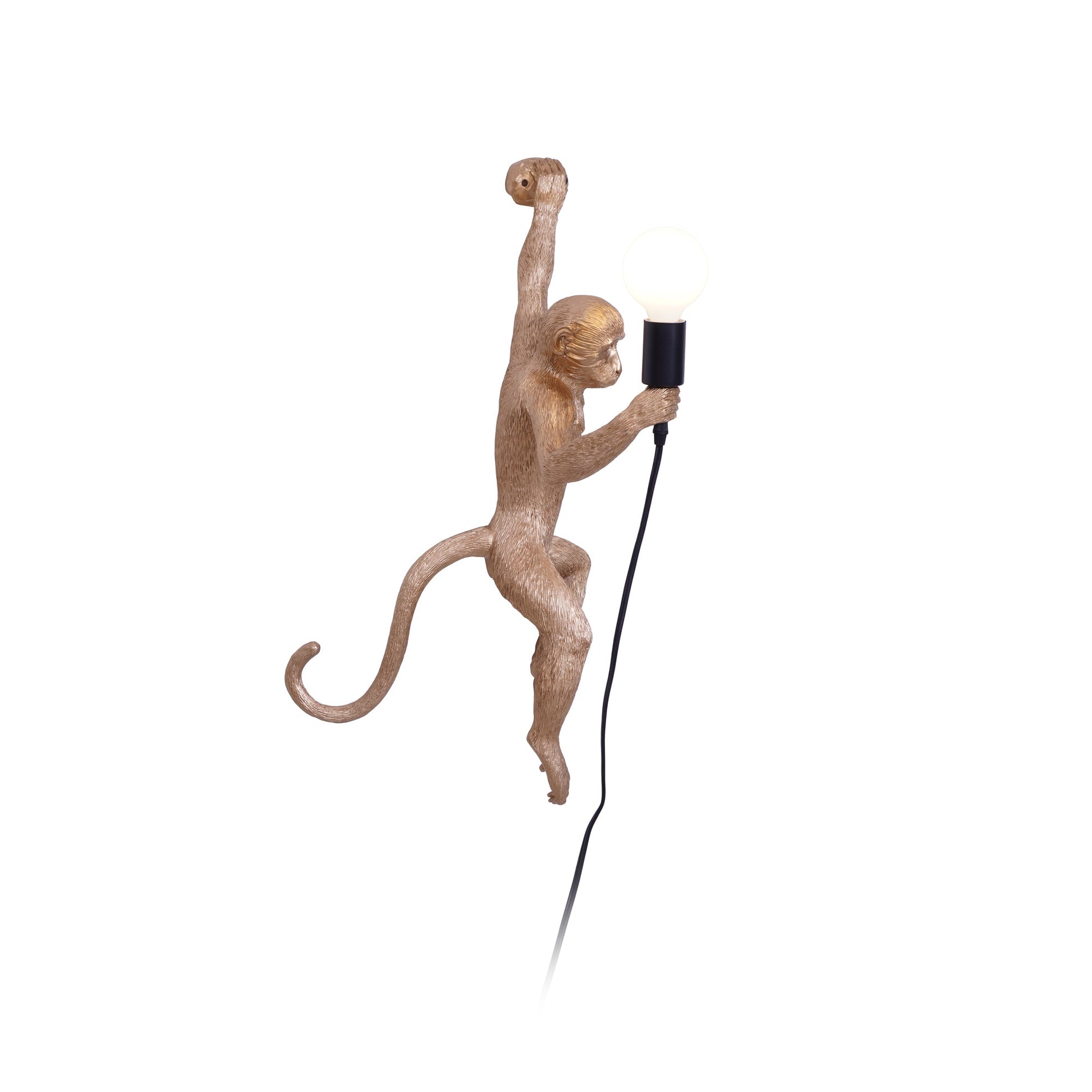LED Monkey Wall Lamp - Unique Animal Design Fixture for Kids' Rooms, Nurseries & Playrooms