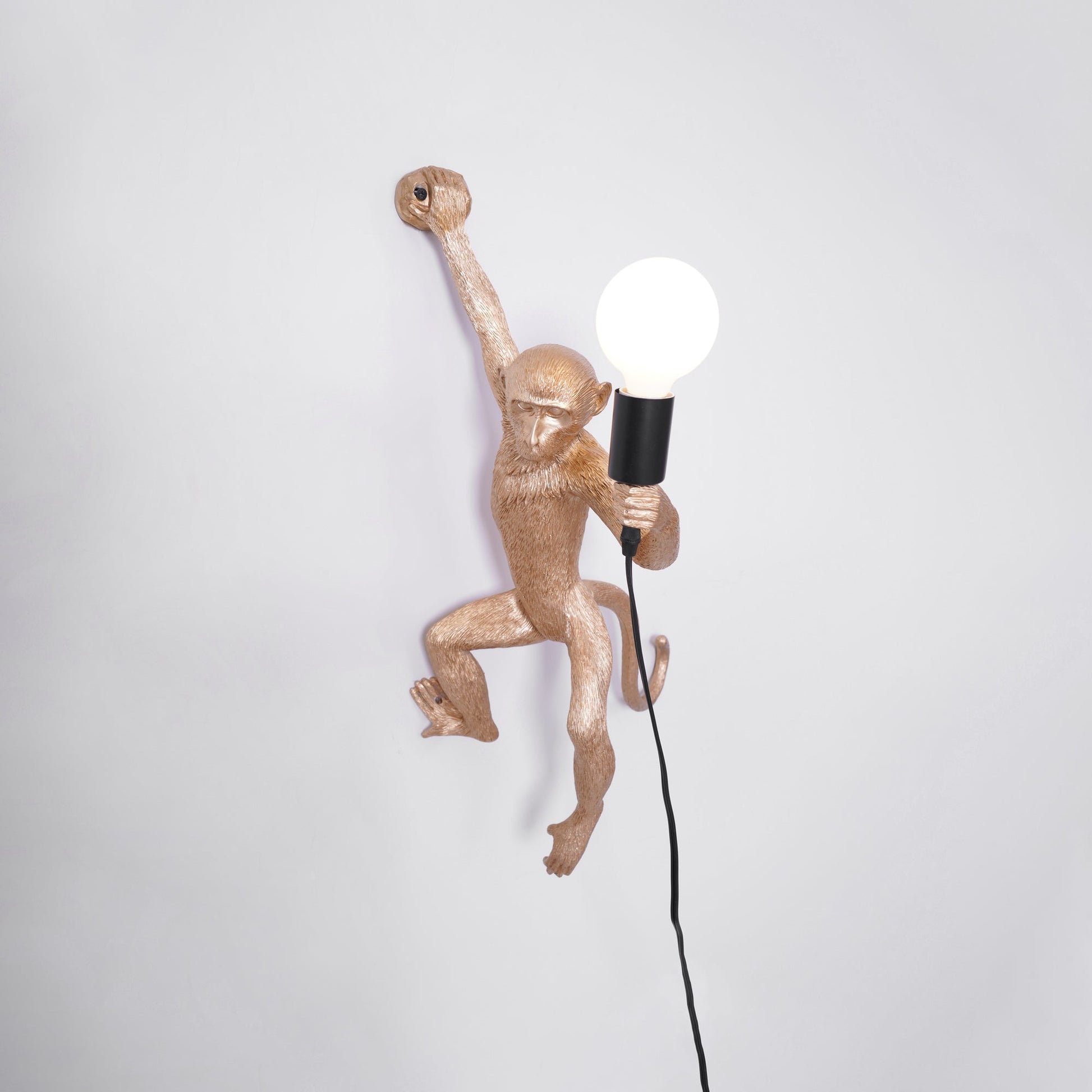 LED Monkey Wall Lamp - Unique Animal Design Fixture for Kids' Rooms, Nurseries & Playrooms
