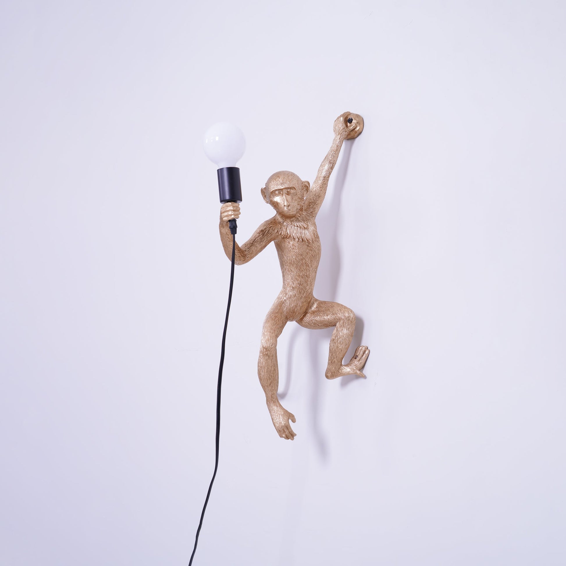 LED Monkey Wall Lamp - Unique Animal Design Fixture for Kids' Rooms, Nurseries & Playrooms