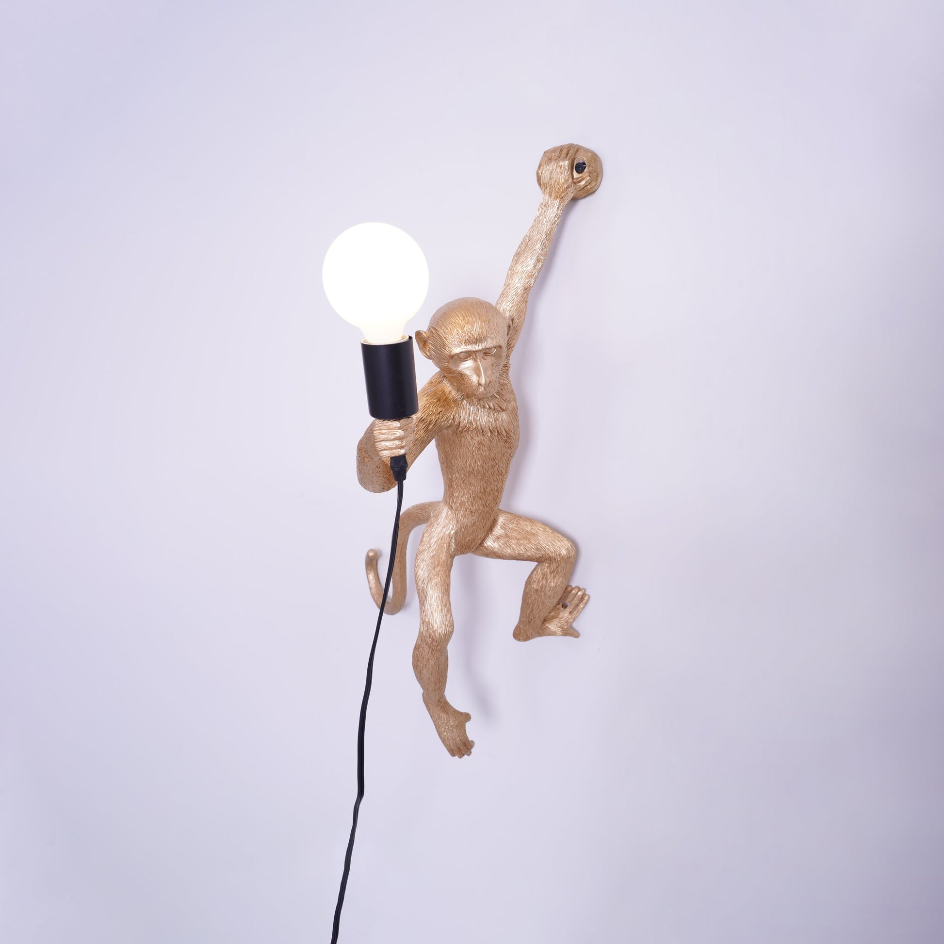 LED Monkey Wall Lamp - Unique Animal Design Fixture for Kids' Rooms, Nurseries & Playrooms