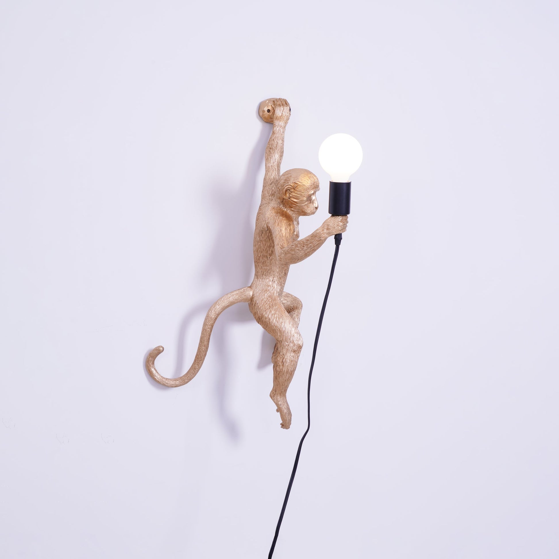 LED Monkey Wall Lamp - Unique Animal Design Fixture for Kids' Rooms, Nurseries & Playrooms