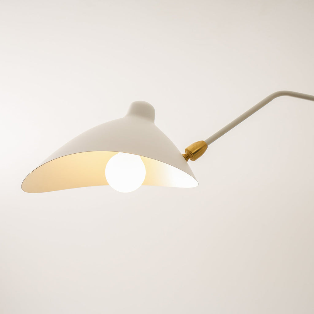 LED Ceiling Light Fixture - Serge Mouille Style - Adjustable Arm Design for Living Room & Modern Interiors