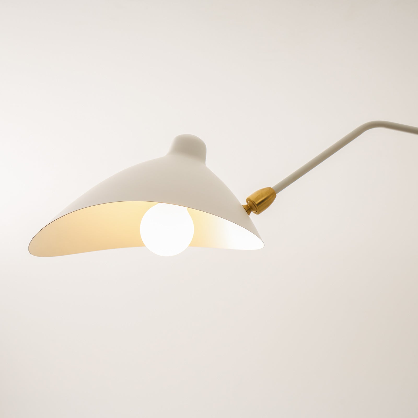 LED Ceiling Light Fixture - Serge Mouille Style - Adjustable Arm Design for Living Room & Modern Interiors