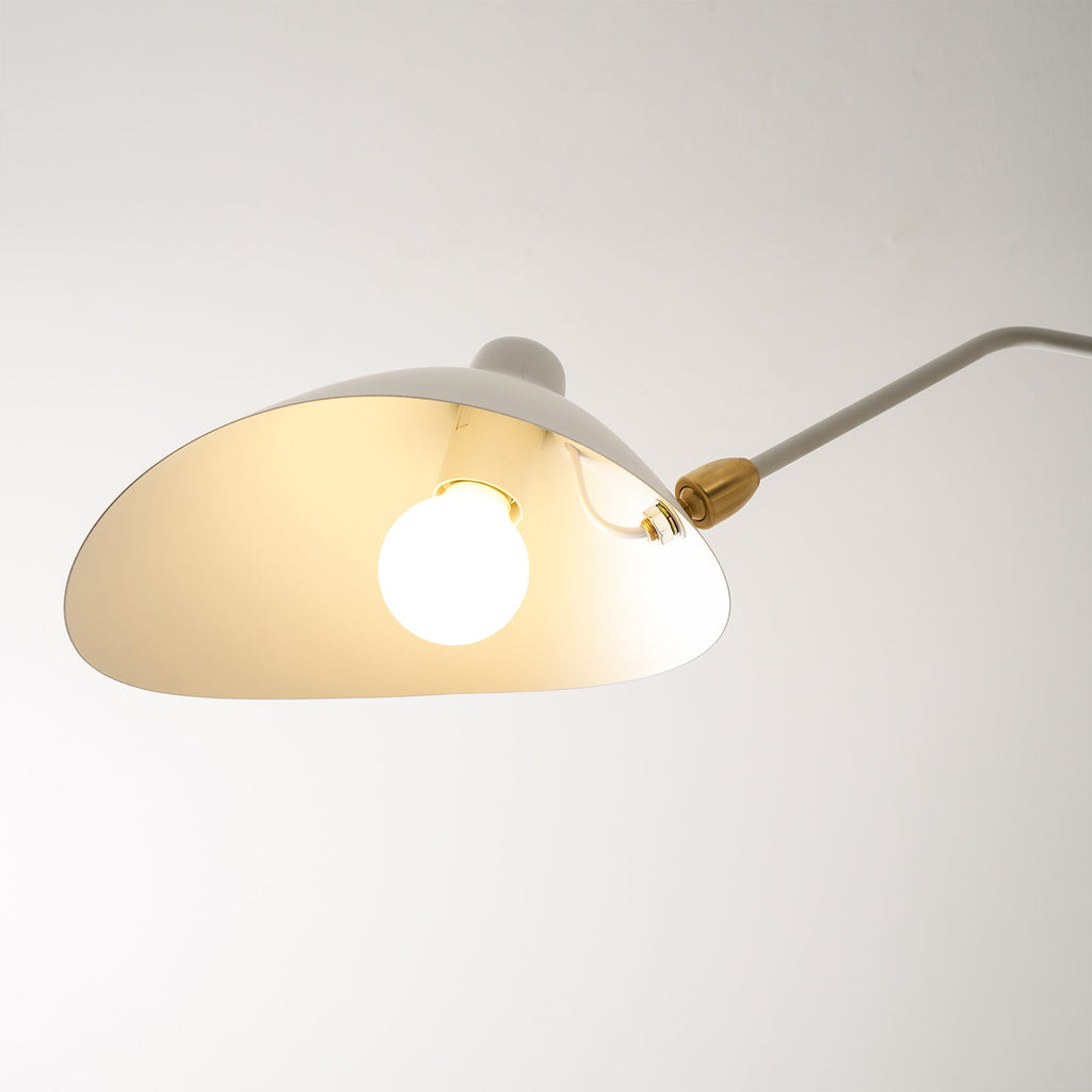 LED Ceiling Light Fixture - Serge Mouille Style - Adjustable Arm Design for Living Room & Modern Interiors