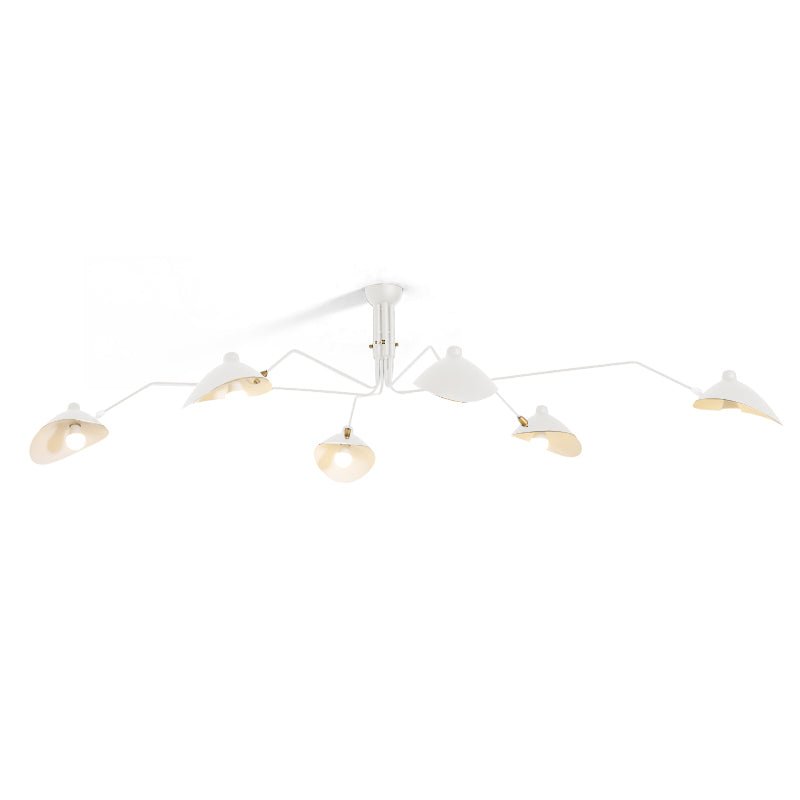 Three Arm Ceiling Light | Metal & Aluminum, Indoor Use for Modern Home Decor