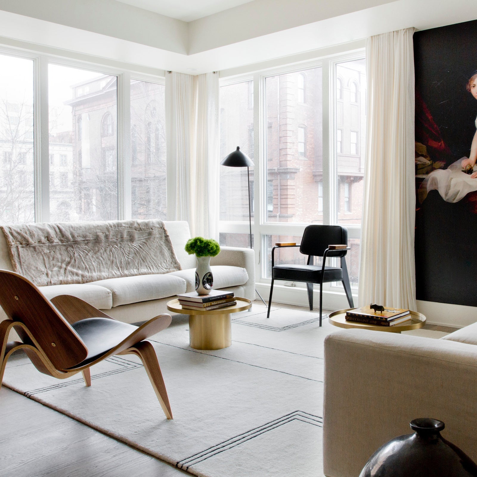 LED Floor Lamp - Adjustable Arm Design - Modern Lighting for Living Room & Home Office