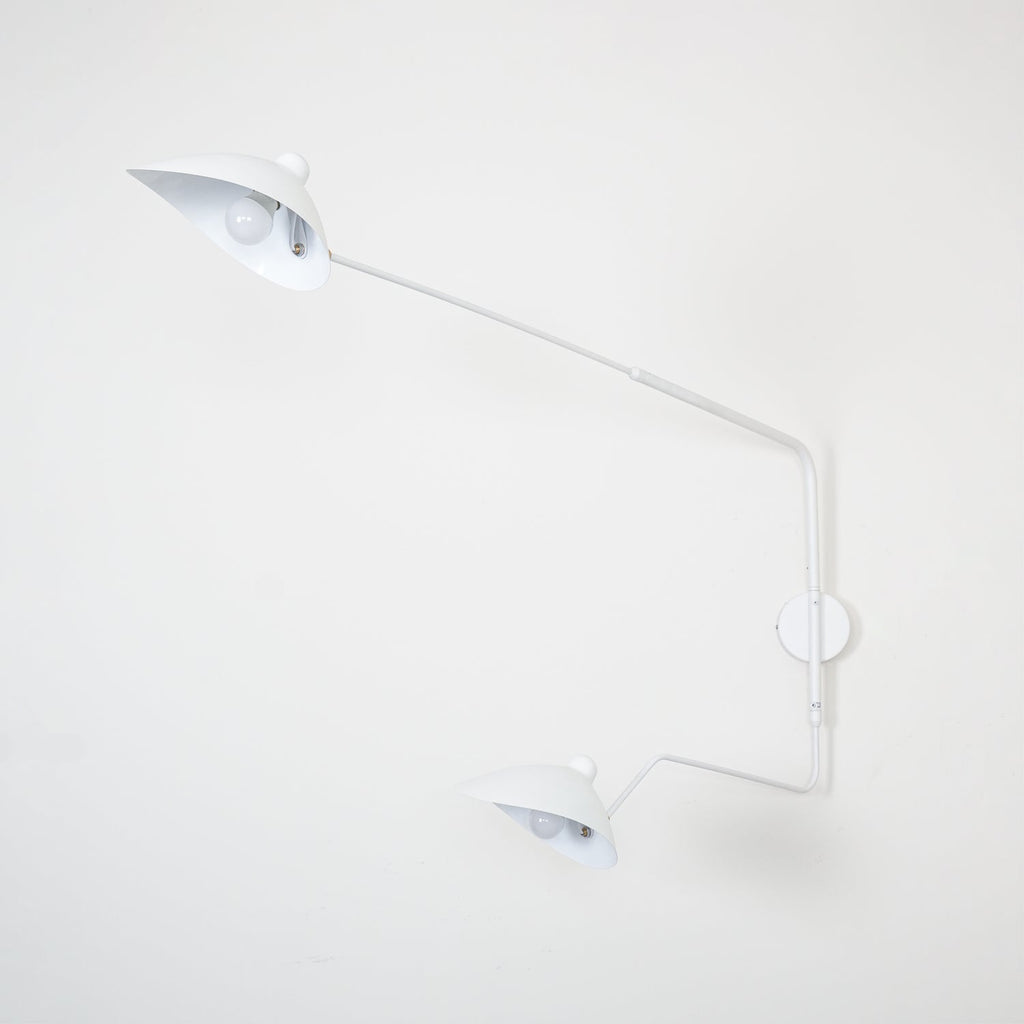 LED Wall Sconce Light Fixture - Adjustable Arm, Modern Design for Living Room & Bedroom Lighting