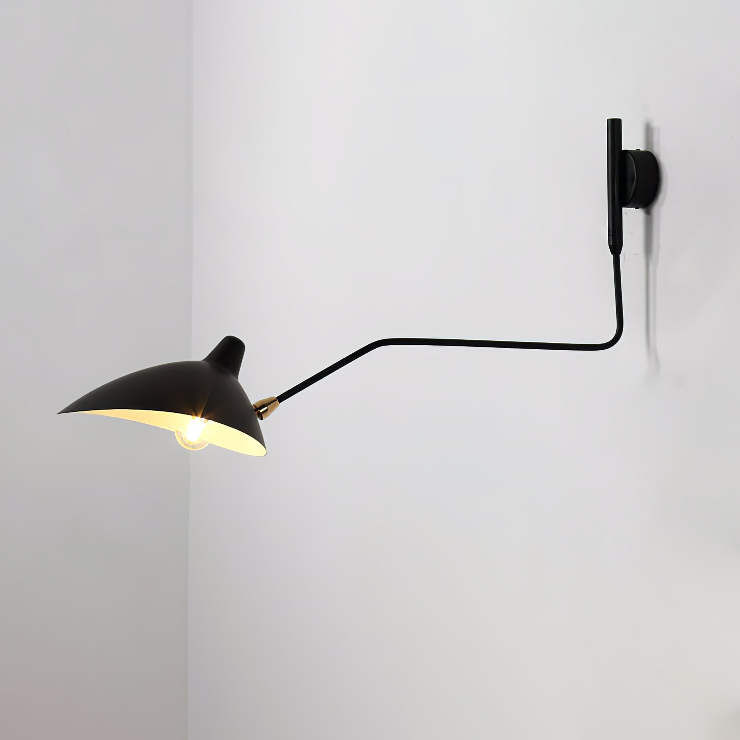 LED Wall Sconce Light Fixture - Adjustable Arm, Modern Design for Living Room & Bedroom Lighting