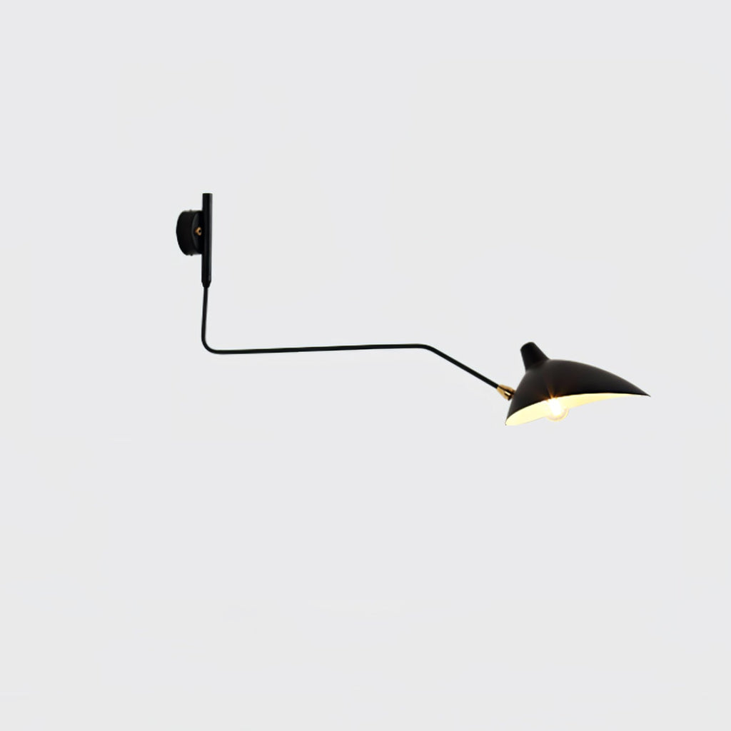 LED Wall Sconce Light Fixture - Adjustable Arm, Modern Design for Living Room & Bedroom Lighting