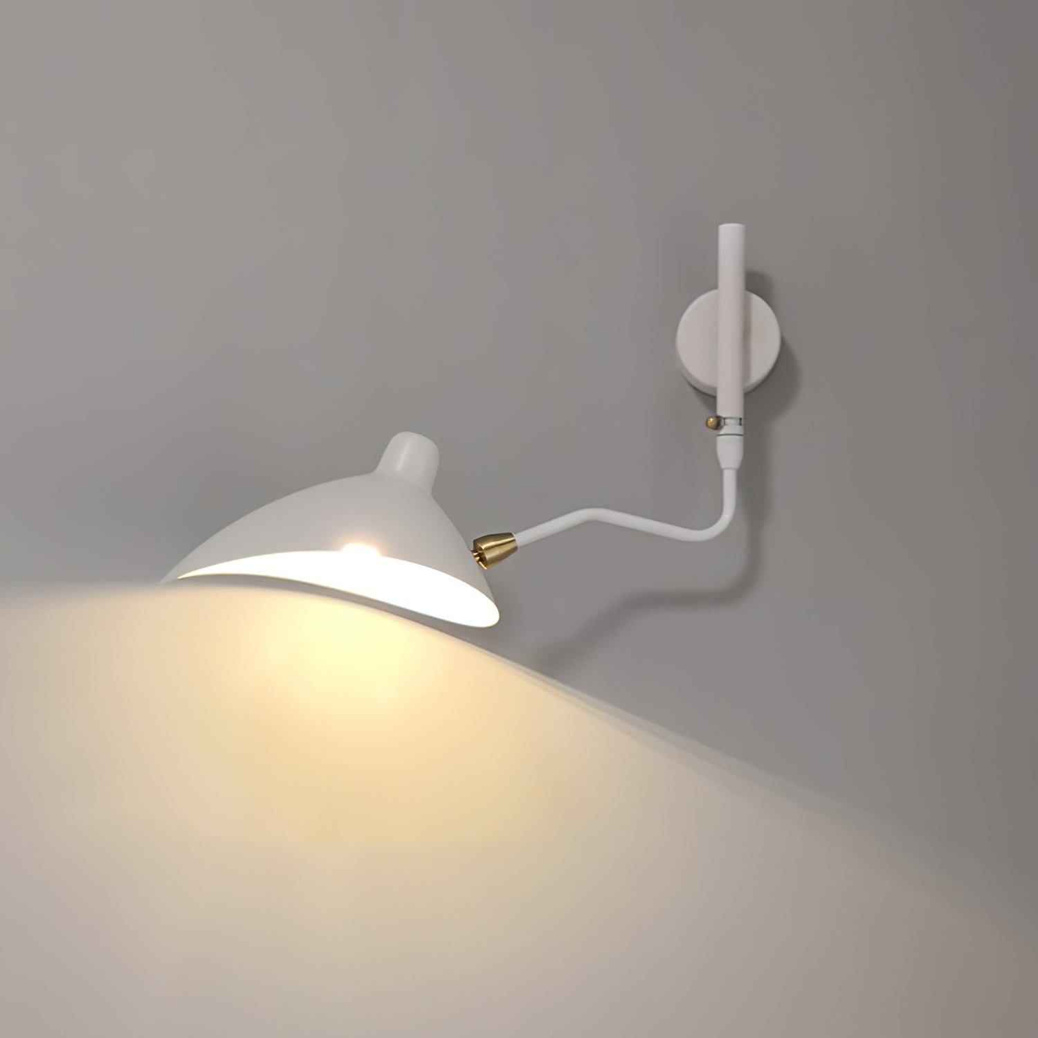 LED Wall Sconce Light Fixture - Adjustable Arm, Modern Design for Living Room & Bedroom Lighting