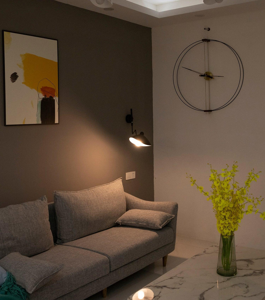 LED Wall Sconce Light Fixture - Adjustable Arm, Modern Design for Living Room & Bedroom Lighting