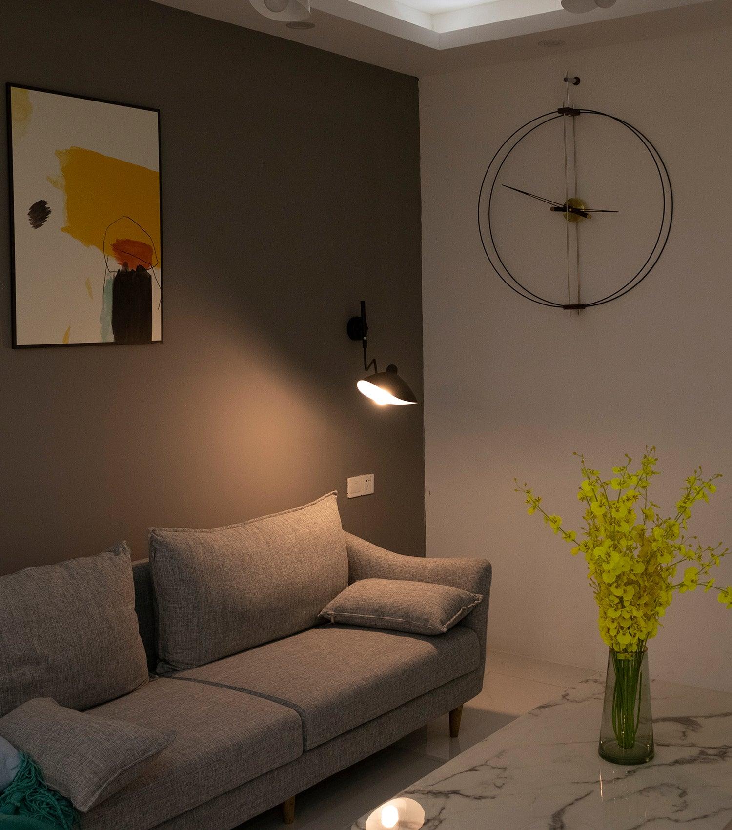 LED Wall Sconce Light Fixture - Adjustable Arm, Modern Design for Living Room & Bedroom Lighting