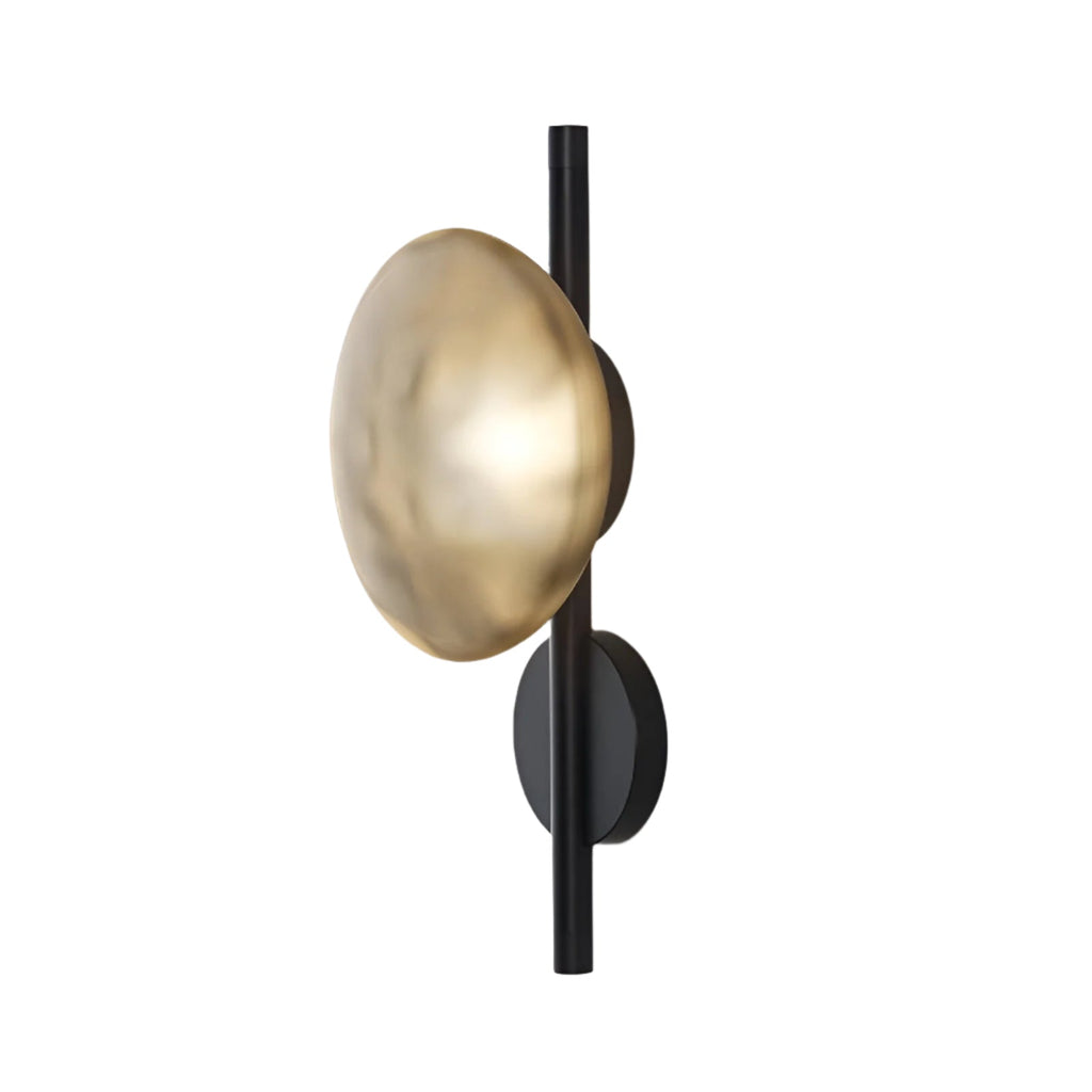 Glass Wall Sconce Light with Nordic Round Design for Bedroom, Living Room & Hallway Accent Lighting