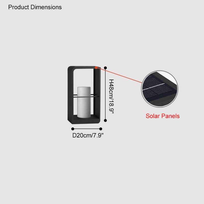 Solar Floor Light WM9007 - Waterproof LED Outdoor Lighting for Patios, Gardens, and Pathways