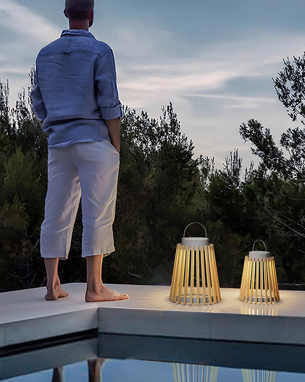 Solar Outdoor Lantern Lamp | Waterproof, Remote-Controlled & Ideal for Garden, Patio, or Balcony Use