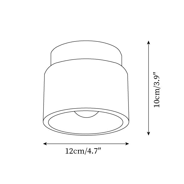 Sonoma Stone Flush Mount Ceiling Light Fixture - Modern Design for Living Room & Kitchen Lighting