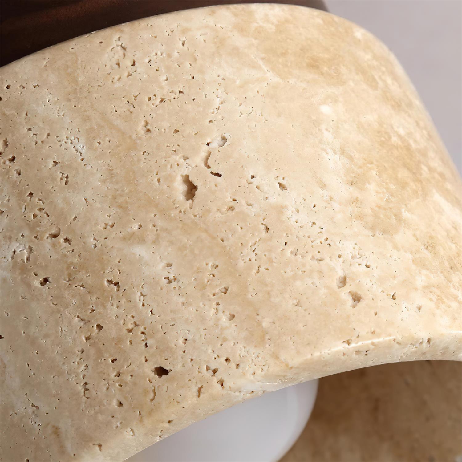 Sonoma Stone Flush Mount Ceiling Light Fixture - Modern Design for Living Room & Kitchen Lighting