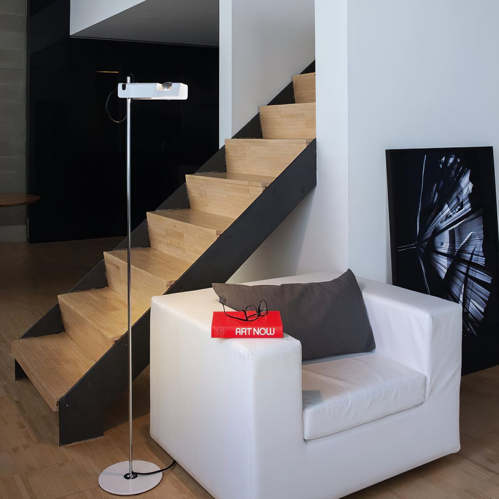 Spider Floor Lamp | Adjustable Metal Reflector with LED Bulb for Indoor Use